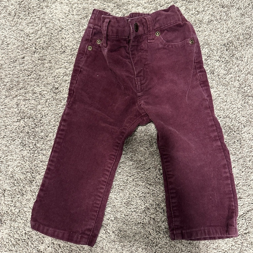 Janie and Jack Kids Corduroy Jeans in Deep Purple